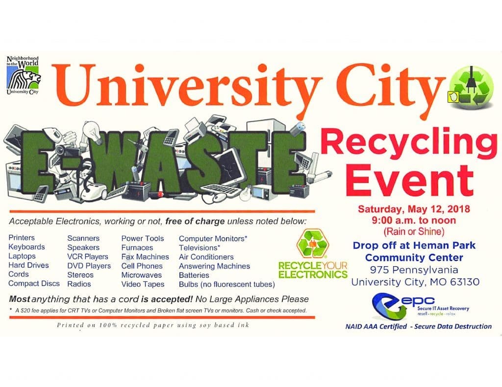 University City Recycling Event University City, Missouri St. Louis